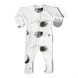 Bamboo / Organic Cotton Classic Alls Convertible Footie, Many Moons