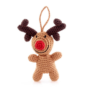 Knit Ornament, Rudolph