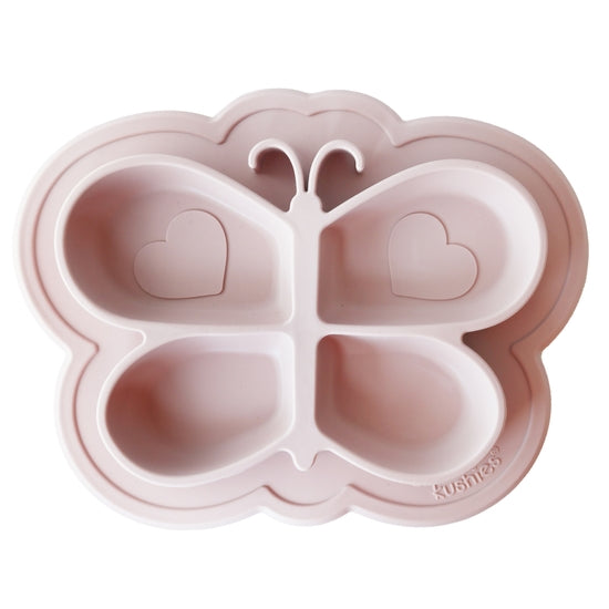 Silicone Siliplate Suction Plate, Rose Butterfly