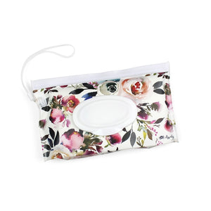 Take and Travel™ Pouch Reusable Wipes Cases, Blush Floral