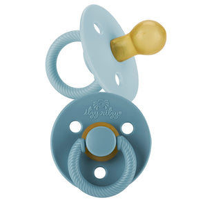 Itzy Soother™ Natural Rubber Pacifier Set,  Blue