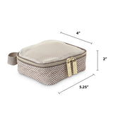 Pack Like a Boss™ Diaper Bag Packing Cubes, Taupe Herringbone