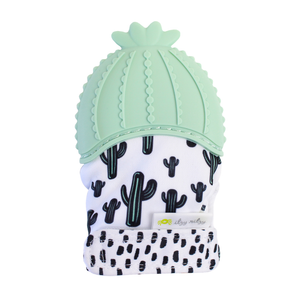 Itzy Mitt™ Silicone Teething Mitts, Cactus