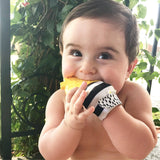 Itzy Mitt™ Silicone Teething Mitts, Pineapple