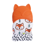 Itzy Mitt™ Silicone Teething Mitts, Fox